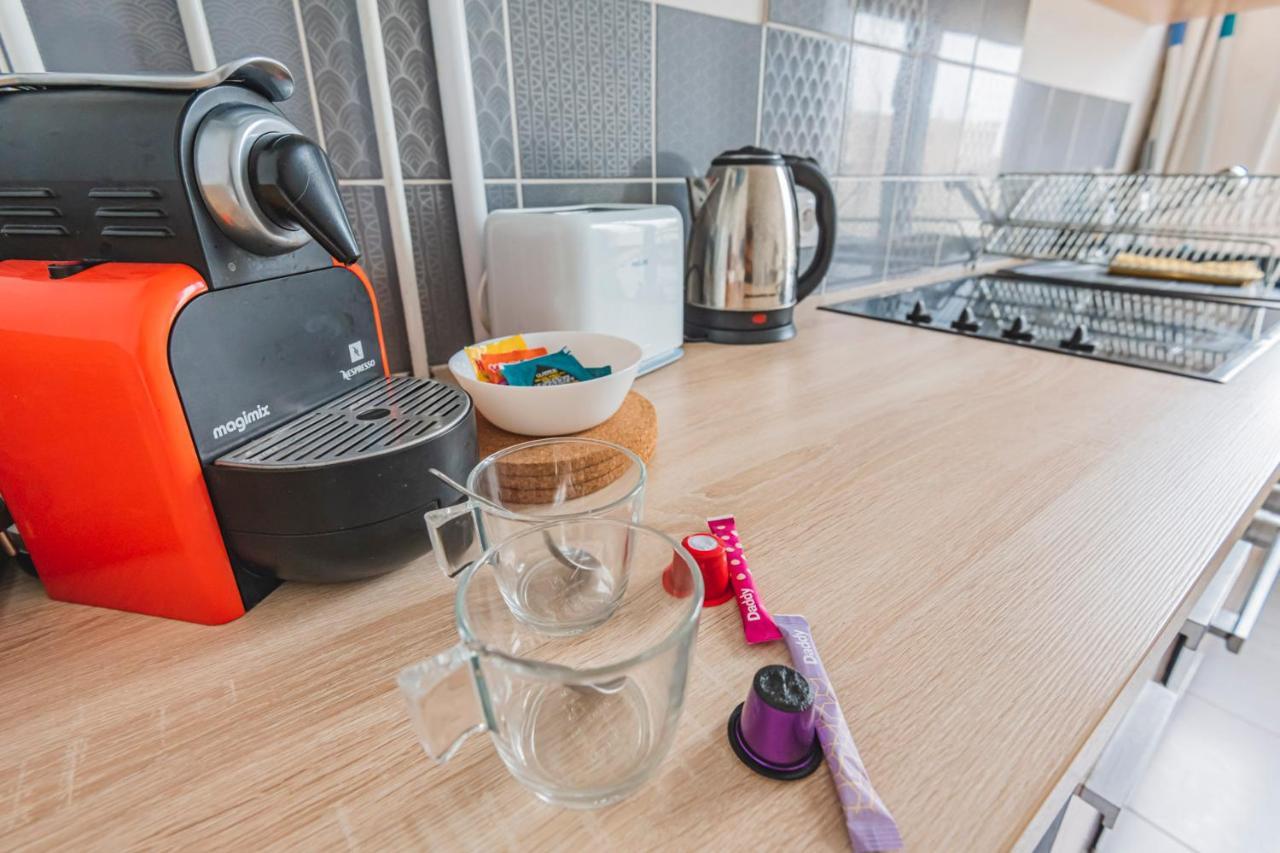 Joli Studio"Le Clair Logis" Gare Centre Petit Dejeuner Possible ランス エクステリア 写真