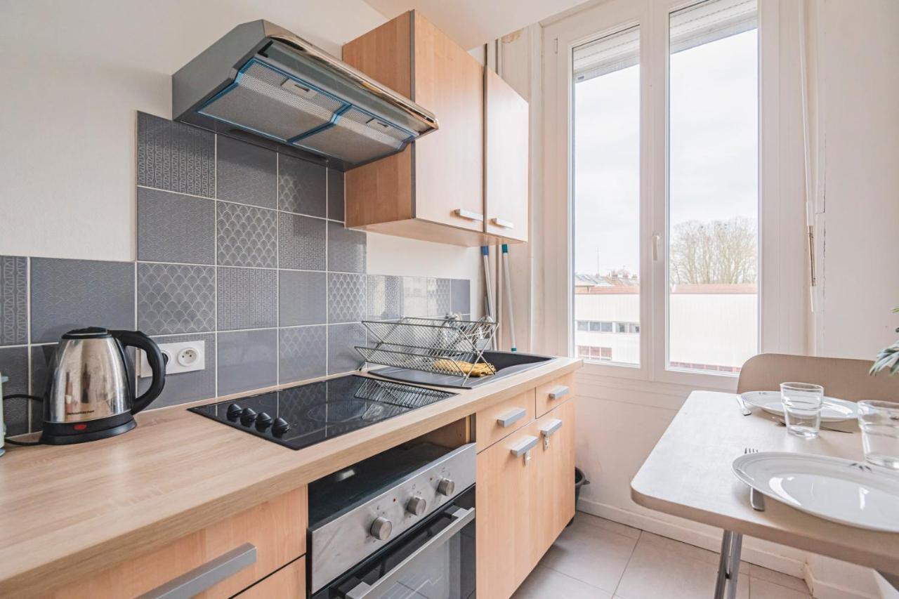 Joli Studio"Le Clair Logis" Gare Centre Petit Dejeuner Possible ランス エクステリア 写真