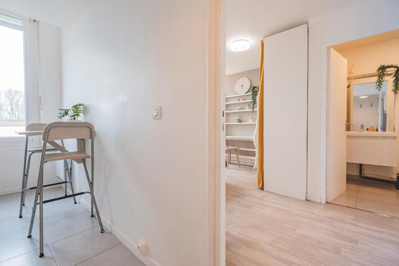 Joli Studio"Le Clair Logis" Gare Centre Petit Dejeuner Possible ランス エクステリア 写真