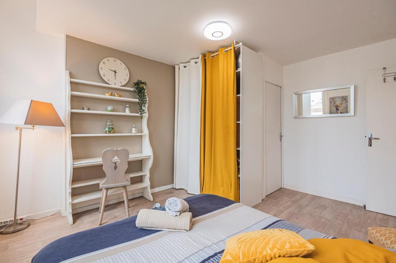 Joli Studio"Le Clair Logis" Gare Centre Petit Dejeuner Possible ランス エクステリア 写真